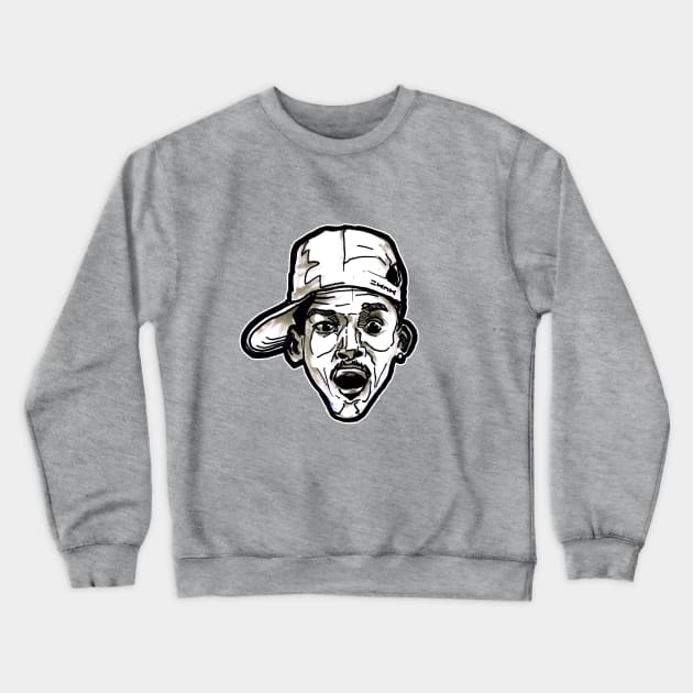 Fresh Prince of Bel Air Suprised Look Crewneck Sweatshirt by sketchnkustom